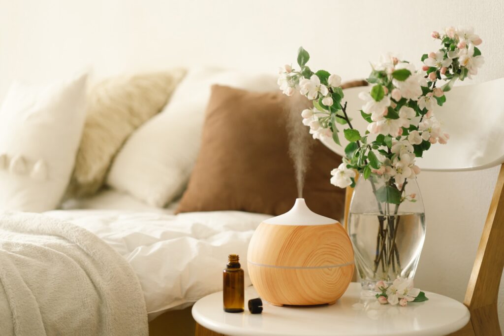 When used in aromatherapy, lavender and various essential oils offer a natural and calming remedy to get better sleep.